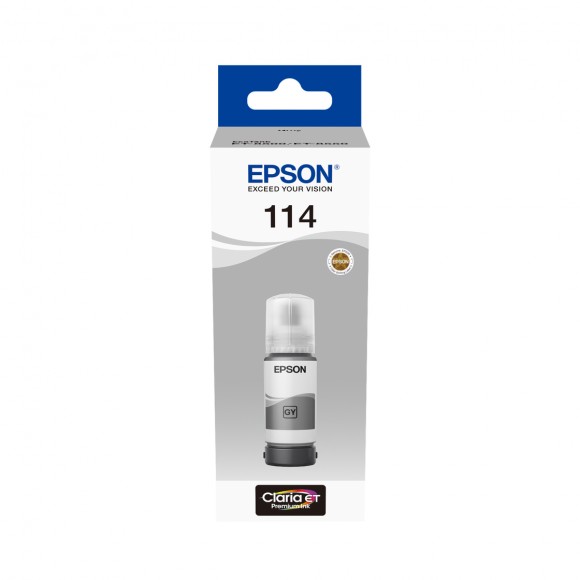 Epson ECOTank Grey 114 Ink 8550   70ml